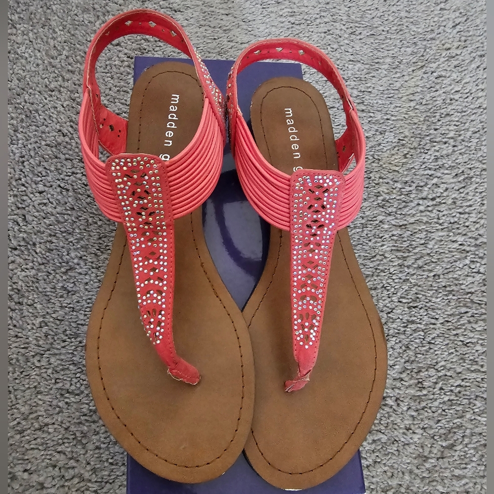 Madden Girl Pink Sandals